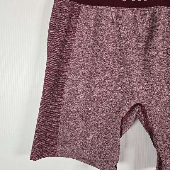 Gymshark Womens Flex Biker Shorts In Cletet Red Size M Activewear Casual - Picture 4 of 9